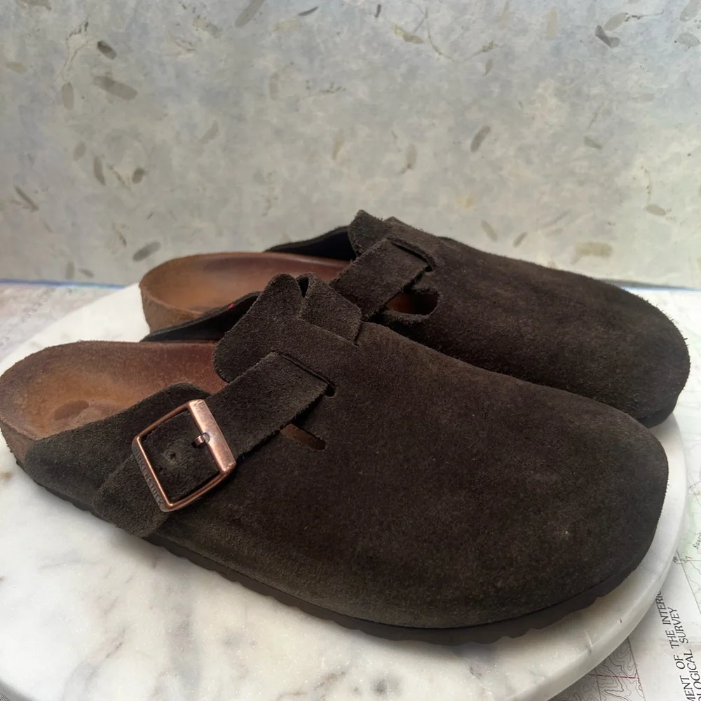 Birkenstock Bostons Suede - Picture 3 of 12